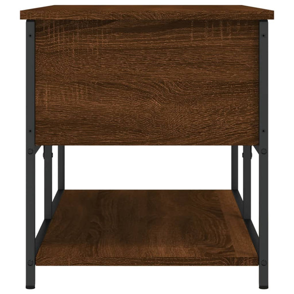 Sitzbank mit Stauraum, Eichen-Optik