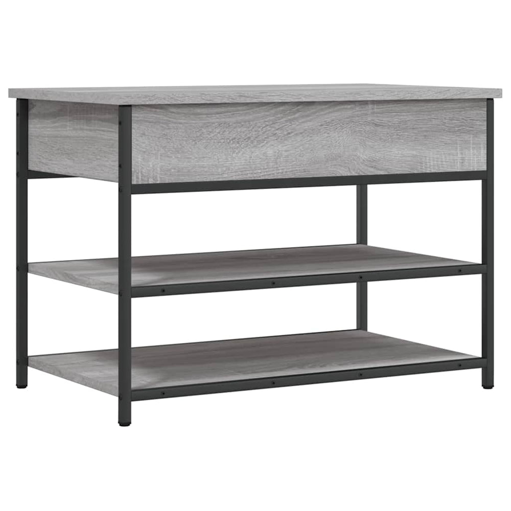 Schuhbank Grau Sonoma 70 cm