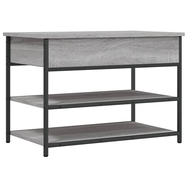 Schuhbank Grau Sonoma 70 cm