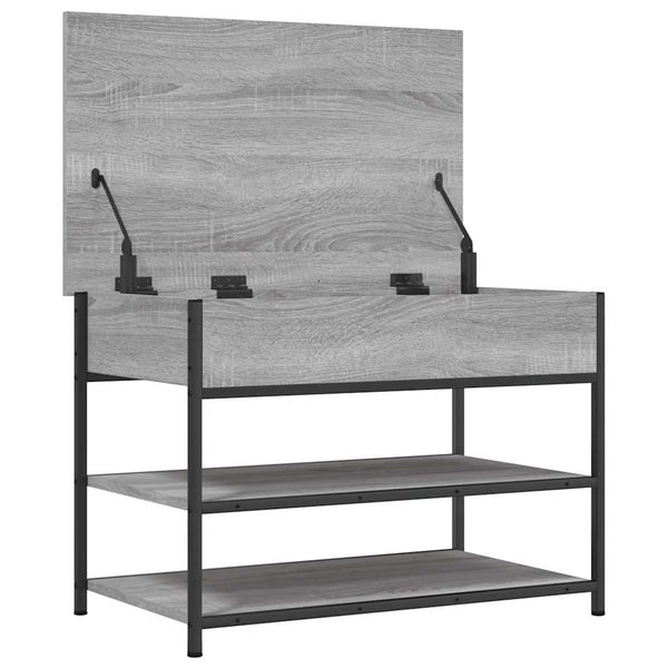 Schuhbank Grau Sonoma 70 cm