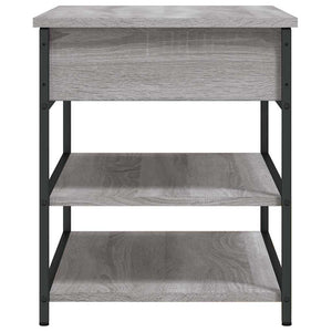 Schuhbank Grau Sonoma 70 cm