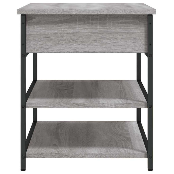 Schuhbank Grau Sonoma 70 cm