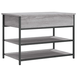 Schuhbank Grau Sonoma 70 cm