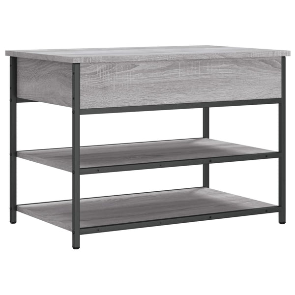 Schuhbank Grau Sonoma 70 cm