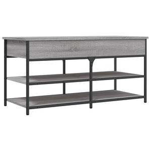 Schuhbank Grau Sonoma 100 cm