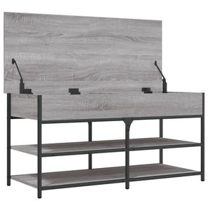 Schuhbank Grau Sonoma 100 cm