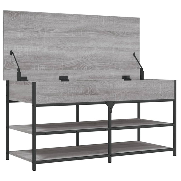 Schuhbank Grau Sonoma 100 cm