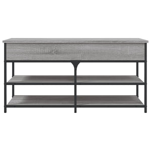 Schuhbank Grau Sonoma 100 cm