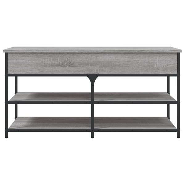 Schuhbank Grau Sonoma 100 cm