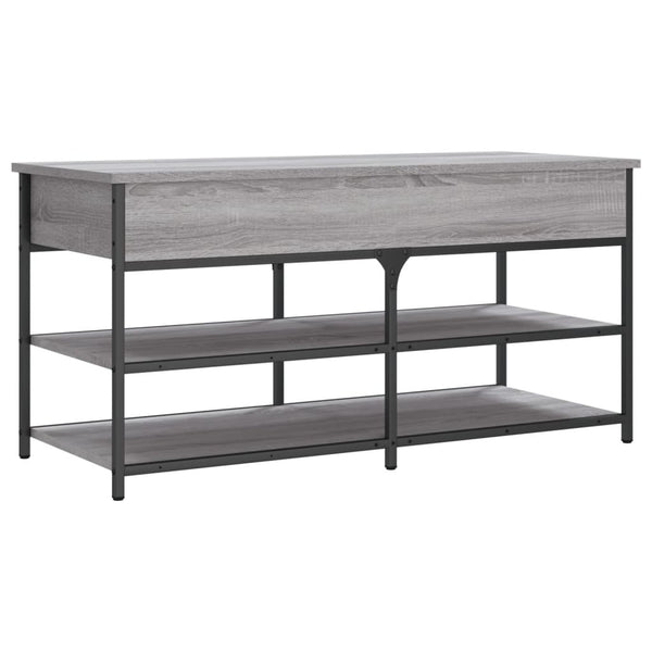 Schuhbank Grau Sonoma 100 cm