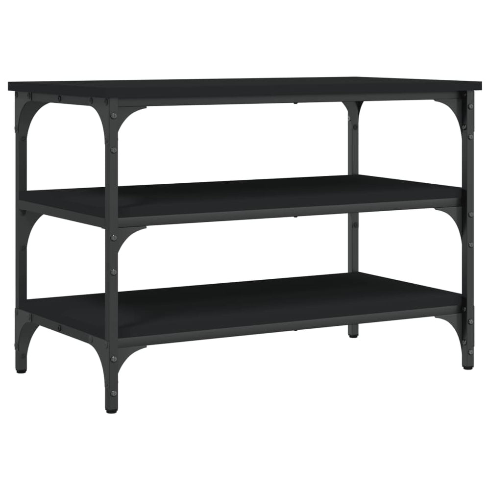 Schuhbank Schwarz 70 cm
