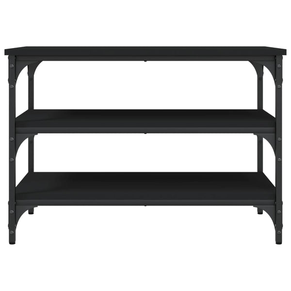 Schuhbank Schwarz 70 cm