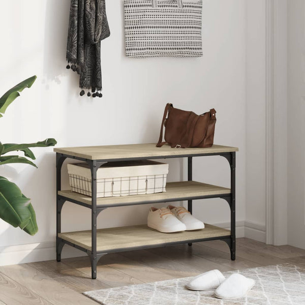 Schuhbank Sonoma Eiche 70 cm