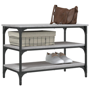 Schuhbank Grau Sonoma 70 cm