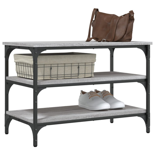 Schuhbank Grau Sonoma 70 cm
