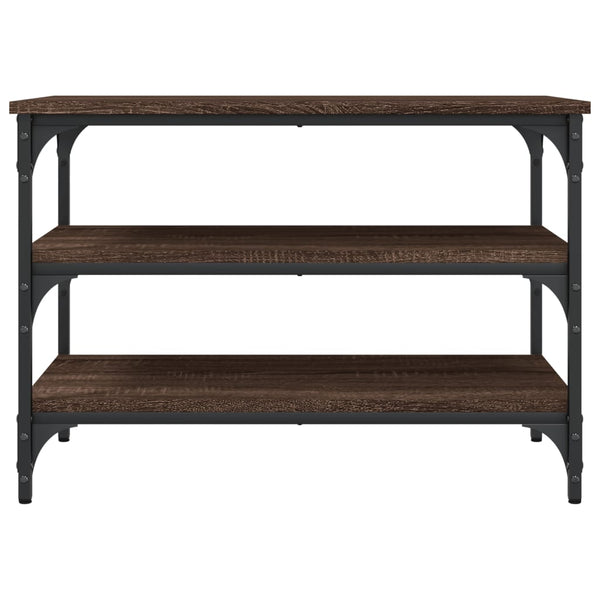 Schuhbank Braun Eichenoptik, 70 cm