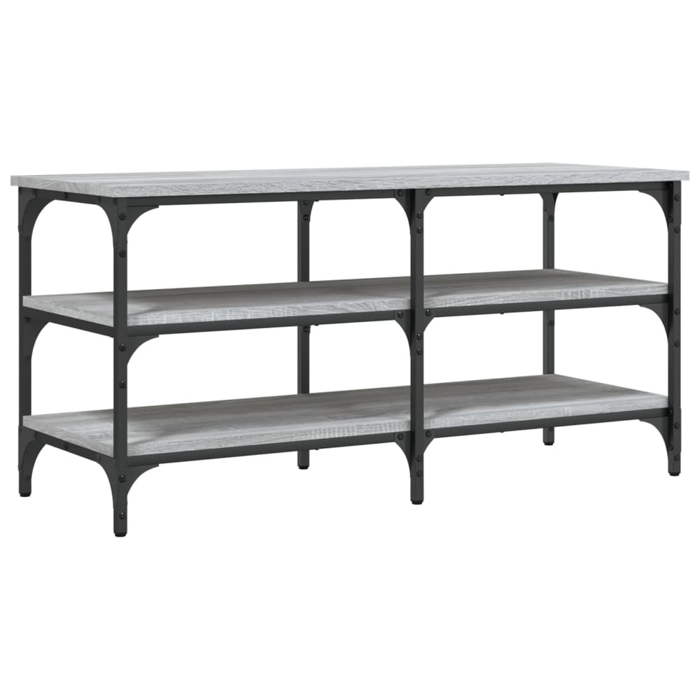 Schuhbank Grau Sonoma 100 cm