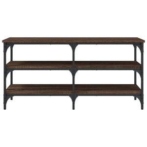 Schuhbank Braun Eichenoptik, 100 cm
