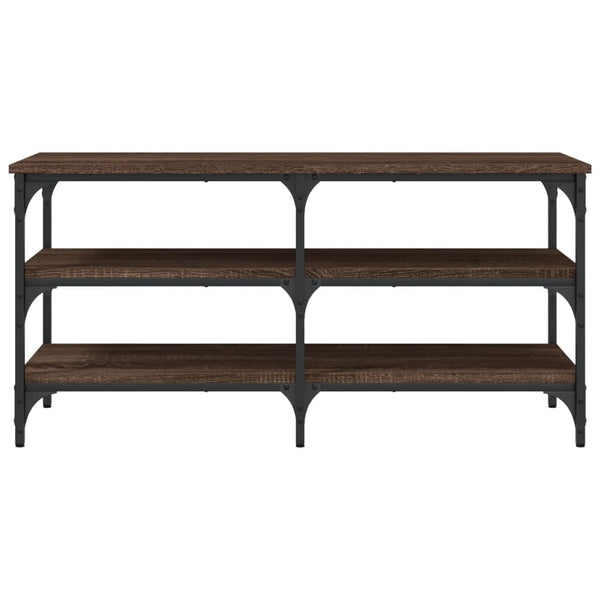 Schuhbank Braun Eichenoptik, 100 cm