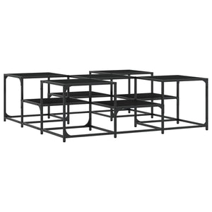 Schwarzer Couchtisch 121x121 cm