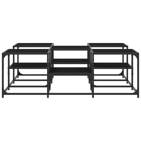Schwarzer Couchtisch 121x121 cm