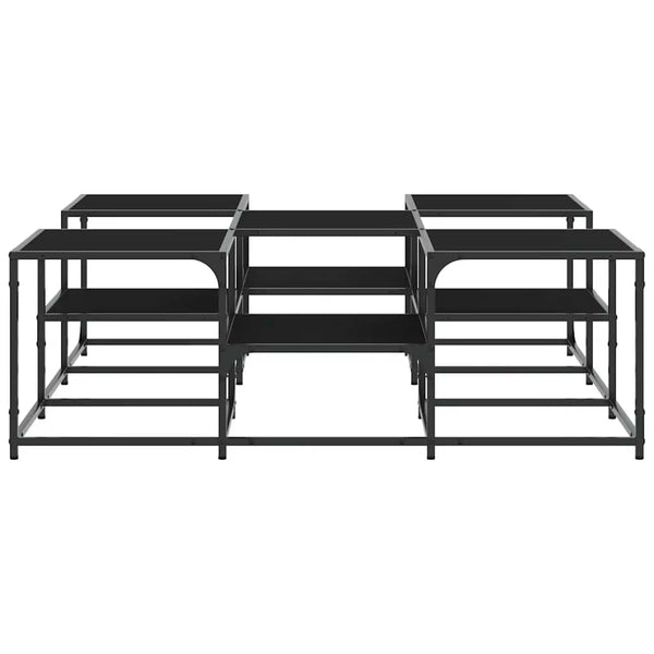 Schwarzer Couchtisch 121x121 cm