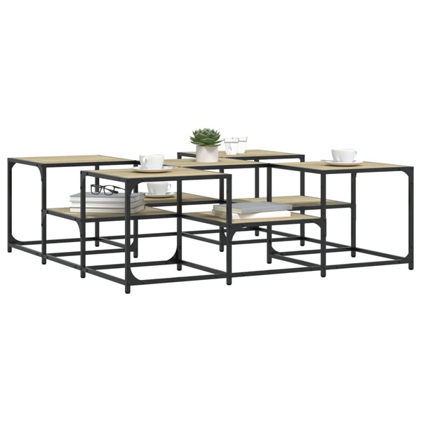 Sonoma Eiche Couchtisch, 121x121 cm