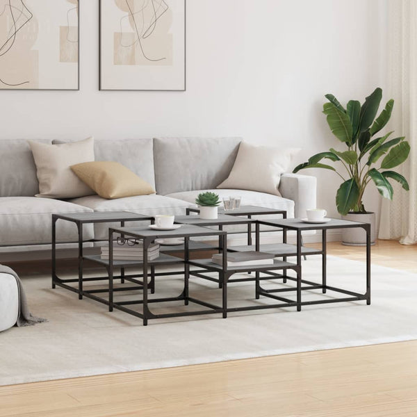 Couchtisch Grau Sonoma 121x121 cm
