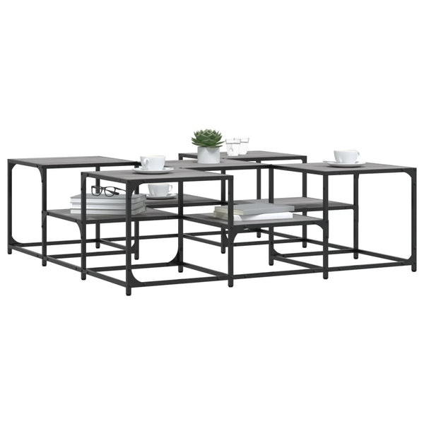 Couchtisch Grau Sonoma 121x121 cm