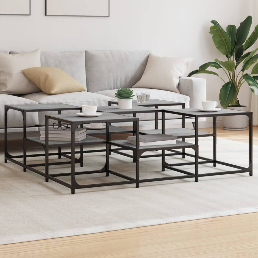 Couchtisch Grau Sonoma 121x121 cm