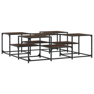 Couchtisch Braun Eichenoptik 121x121 cm