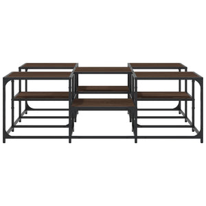 Couchtisch Braun Eichenoptik 121x121 cm