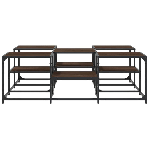 Couchtisch Braun Eichenoptik 121x121 cm
