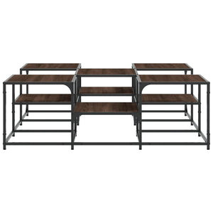 Couchtisch Braun Eichenoptik 121x121 cm