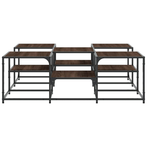 Couchtisch Braun Eichenoptik 121x121 cm