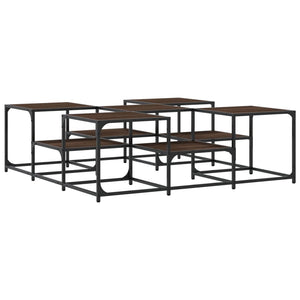Couchtisch Braun Eichenoptik 121x121 cm
