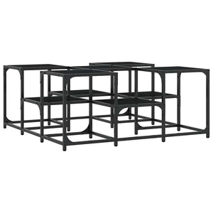 Schwarzer Couchtisch 91x91 cm