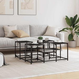 Schwarzer Couchtisch 91x91 cm