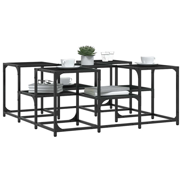 Schwarzer Couchtisch 91x91 cm