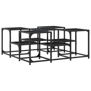 Schwarzer Couchtisch 91x91 cm