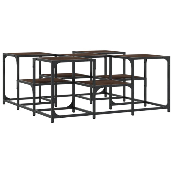Couchtisch Braun Eichenoptik 91x91 cm