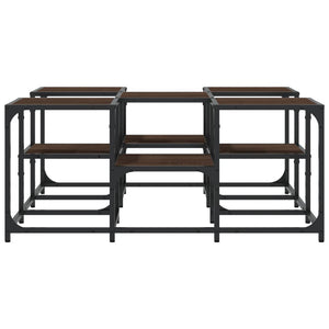 Couchtisch Braun Eichenoptik 91x91 cm