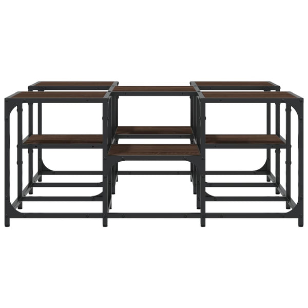 Couchtisch Braun Eichenoptik 91x91 cm