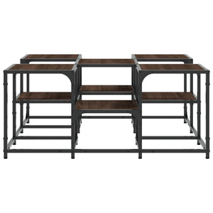Couchtisch Braun Eichenoptik 91x91 cm