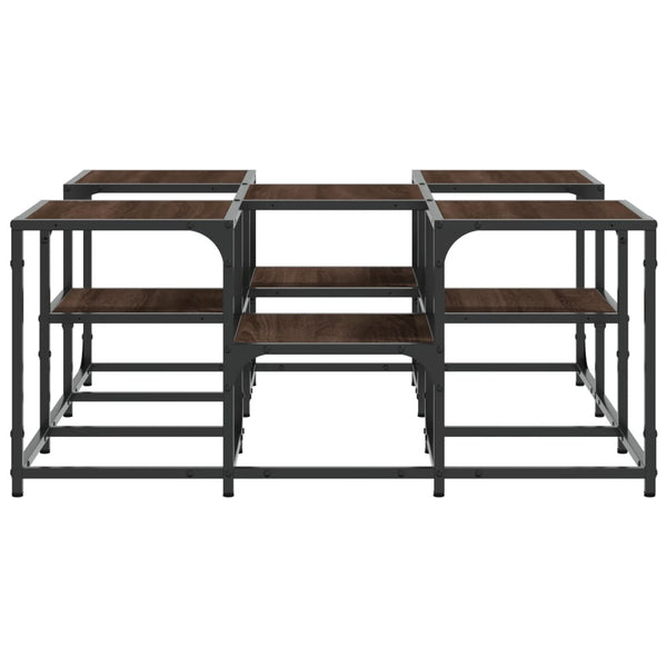 Couchtisch Braun Eichenoptik 91x91 cm