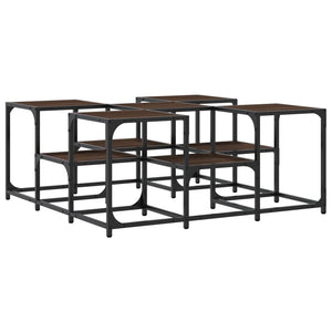 Couchtisch Braun Eichenoptik 91x91 cm
