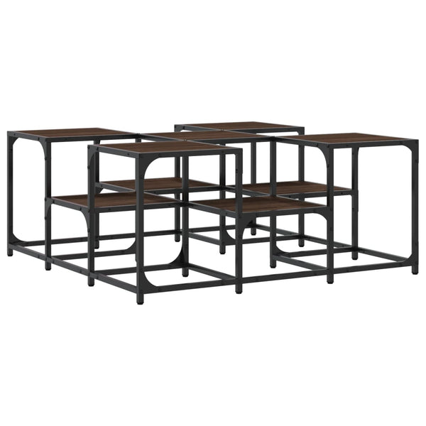 Couchtisch Braun Eichenoptik 91x91 cm