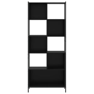 vidaXL Bibliothèque noire 72x28x172 cm Bois d'ingénierie