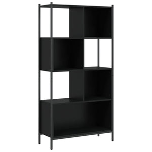 vidaXL Bibliothèque noire 72x28x172 cm Bois d'ingénierie