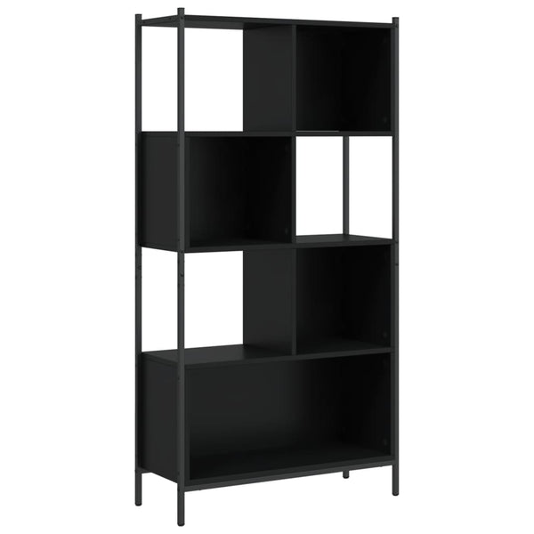 vidaXL Bibliothèque noire 72x28x172 cm Bois d'ingénierie